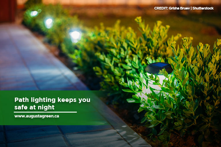 Path lighting keeps you safe at night