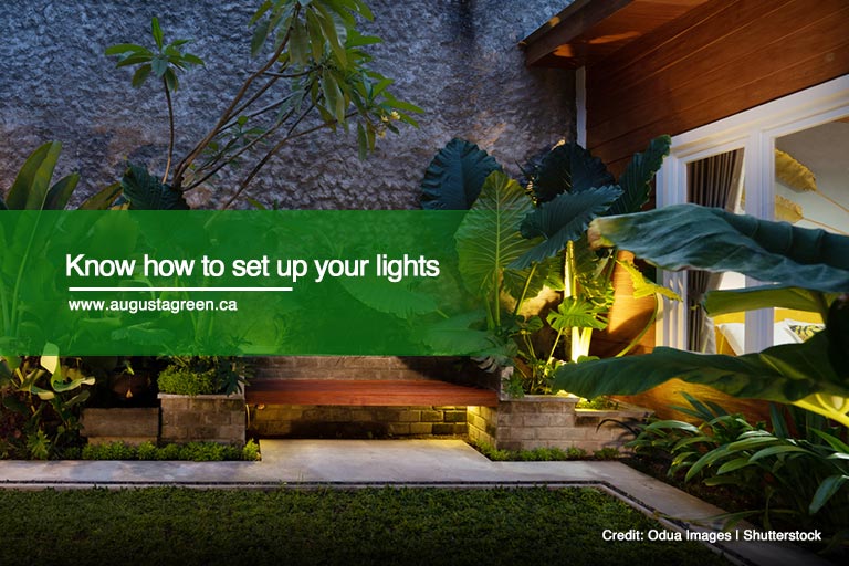 Know how to set up your lights