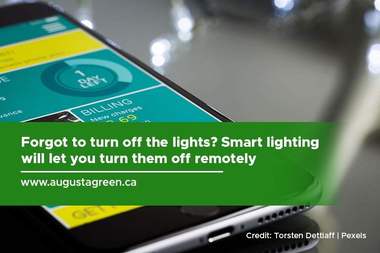 Forgot to turn off the lights? Smart lighting will let you turn them off remotely