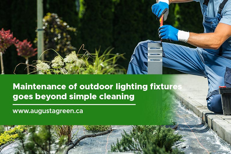 Maintenance of outdoor lighting fixtures goes beyond simple cleaning