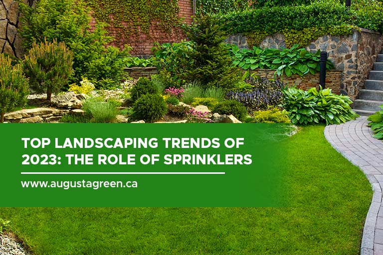 Top Landscaping Trends of 2023: The Role of Sprinklers