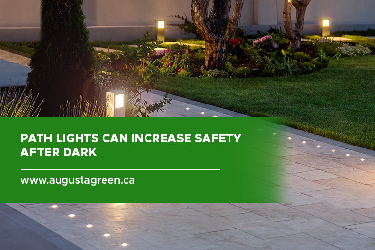 Path lights can increase safety after dark