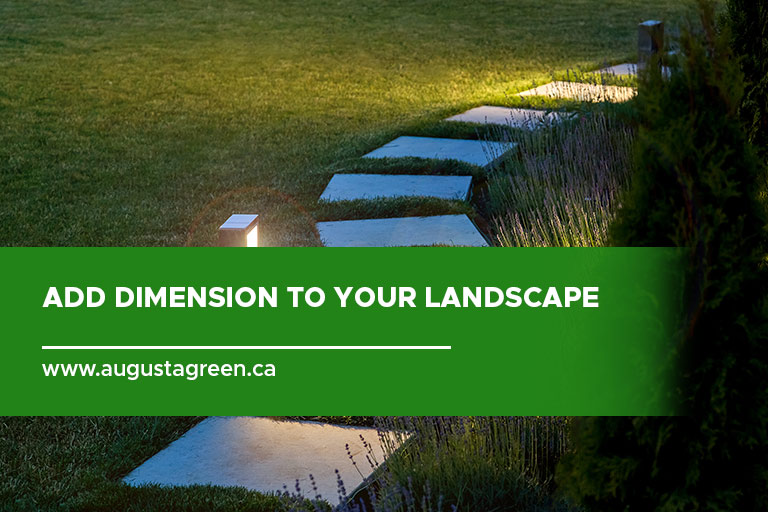 Add dimension to your landscape